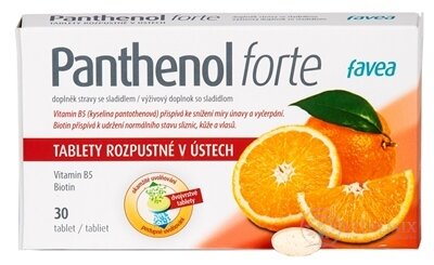 FAVEA Panthenol forte tbl 1x30 ks