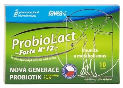 favea ProbioLact Forte N°12 cps (s vitamíny C a D) 1x10 ks