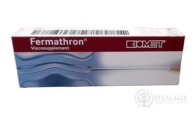 Fermathron BIOMET Roztok viskosuplementárny intraartikulární, 236350-INT; inj s 1% kys. hyaluronovou (20 mg / 2 ml), 1x1 ks