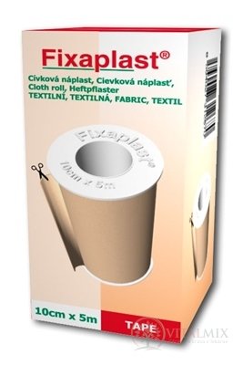 FIXAplast cívkové náplast textilní 10 cm x 5 m 1x1 ks