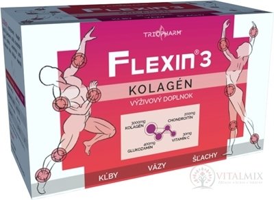 FLEXIN 3 KOLAGEN granulát v sáčcích na přípravu nápoje 1x30 ks