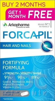 FORCAPIL 2 + 1 PROMOPACK cps 120 + 60 zdarma (180 ks)