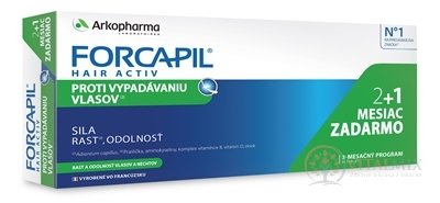 FORCAPIL HAIR ACTIV tbl 60+30 (2+1 měsíc zdarma) (inov. 2022) 1x90 ks