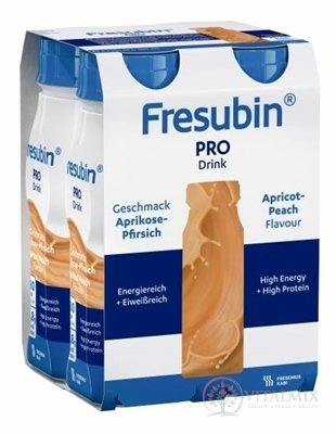 Fresubin PRO Drink příchuť meruňkovo-broskvová, sol 24x200 ml