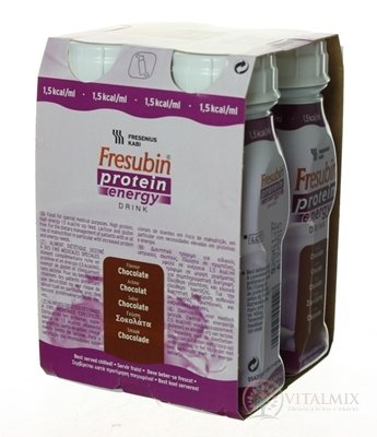Fresubin Protein energy DRINK EasyBottle, příchuť čokoláda, 4x200 ml (800 ml)