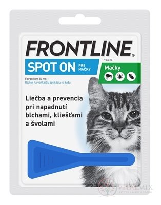 FRONTLINE Spot-on pro kočky sol (na kůži, pipeta) 1x0,5 ml