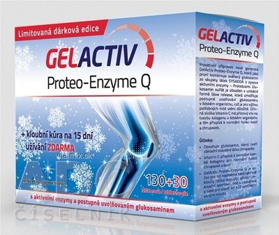 GelActiv Proteo-Enzyme Q Vánoce 2015 tbl 130 + 30 navíc (160 ks)