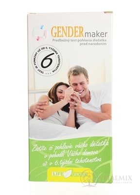 GENDERmaker - předběžný test pohlaví 1x1 ks
