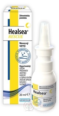 GENERICA Healsea RESCUE hypertonický nosní sprej 1x20 ml