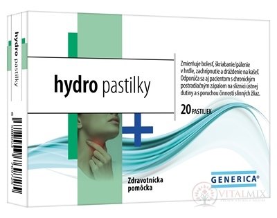 GENERICA hydro pastilky 1x20 ks