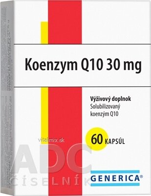GENERICA Koenzym Q10 30 mg cps 1x60 ks