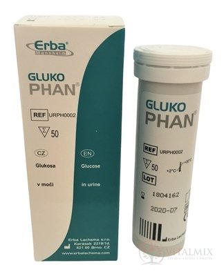 GLUKOPHAN diagnostické proužky na moč 1x50 ks