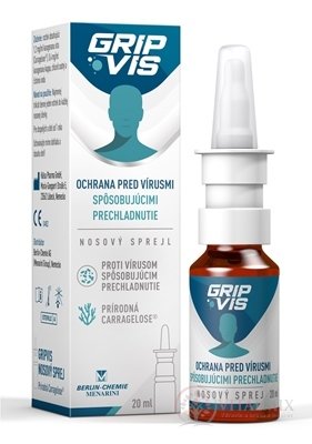 GripVis 1,6 mg / ml nosní sprej 1x20 ml