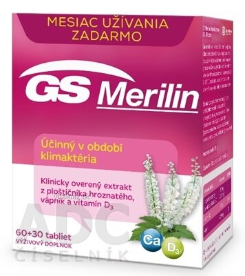 GS Merilin tbl 60 + 30 zdarma 2017 (90 ks)