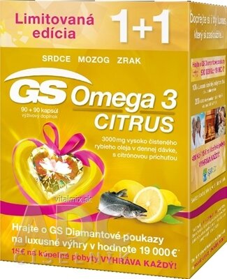 GS Omega 3 CITRUS 2017 cps 90 + 90 (180 ks), 1x1 set