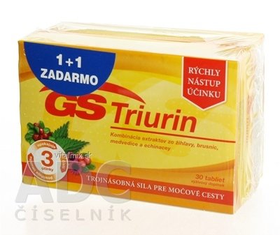 GS Triurin tbl 2x30 1 + 1 zdarma (60 ks), 1x1 set