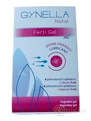 GYNELLA Natal Ferti Gel vaginální gel, jednorázový aplikátor 6x5 ml (30 ml)