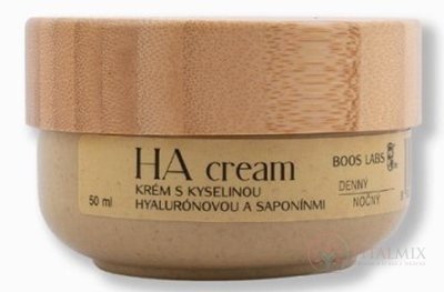 HA cream - Boos Labs krém s kyselinou hyaluronovou a saponiny (inov.2023) 1x50 ml