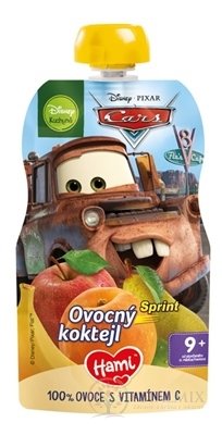 Hami Disney Cars ovocná kapsička Ovocný koktejl (od ukonč. 9. měsíce) 1x110 g