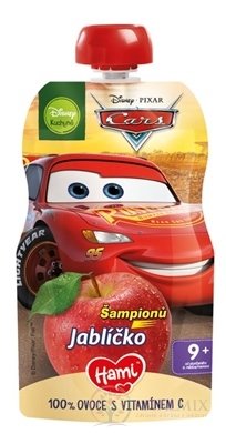 Hami Disney Cars ovocná kapsička Jablíčko (od ukonč. 9. měsíce) 1x110 g