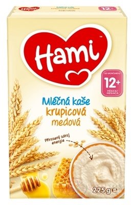 Hami mléčná kaše krupicová medová (od ukonč. 12. měsíce) 1x225 g