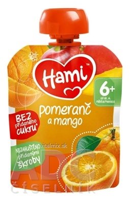 Hami ovocná kapsička Pomeranč a mango (od ukonč. 6. měsíce) 1x90 g