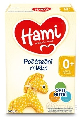 Hami počáteční mléko (od narození), počáteční kojenecká mléčná výživa v prášku 1x600 g