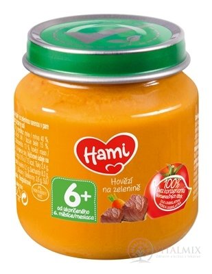 Hami příkrm Hovězí na zelenině (od ukonč. 6. měsíce) 1x125 g