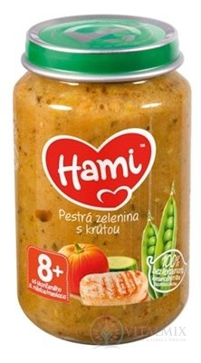 Hami příkrm Pestrá zelenina s krůtou (od ukonč. 8. měsíce) 1x200 g