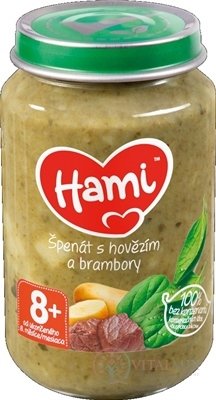 Hami příkrm Špenát s hovězím a bramborami (od ukonč. 8. měsíce) 1x200 g