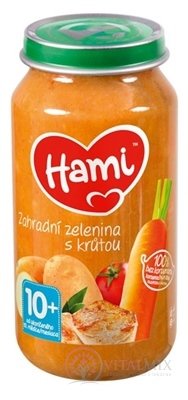 Hami příkrm Zahradní zelenina s krůtou (od ukonč. 10. měsíce) 1x250 g