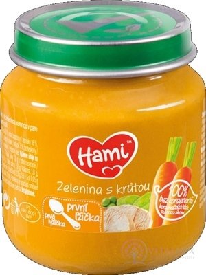 Hami příkrm Zelenina s krůtou první lžička (od ukonč. 4. měsíce) 1x125 g