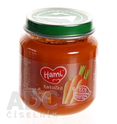 Hami zeleninový příkrm Mrkvička první lžička (od ukonč. 4. měsíce) 1x125 g