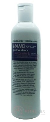 HAND SPRAY Jablko + vitamín E tekutina na dezinfekci a hygienu rukou 1x250 ml
