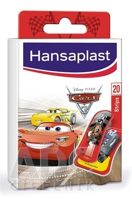 Hansaplast Junior Cars 3 náplast 1x20 ks