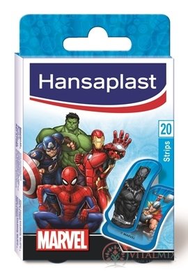 Hansaplast MARVEL náplast s dětským motivem, stripy 1x20 ks