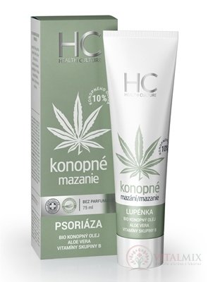 Health culture Konopné mazání psoriázy ung 1x75 ml