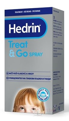 Hedrin TREAT &amp; GO SPRAY proti vším a hnidám 1x60 ml