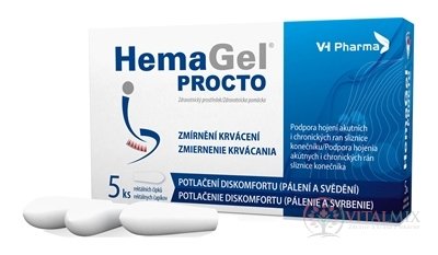 HemaGel PROCTO čípek rektální 1x5 ks