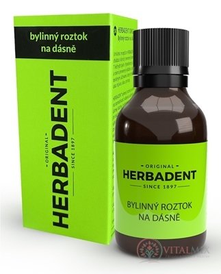 HERBADENT Original Bylinný roztok na dásně 1x25 ml