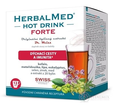 HERBALMED HotDrink FORTE - Dr.Weis sáčky 1x12 ks