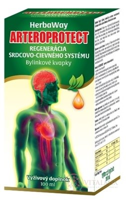 HerbaWay ARTEROPROTECT bylinkové kapky 1x100 ml