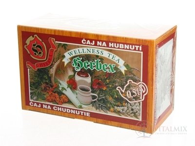 HERBEX ČAJ NA HUBNUTÍ bylinný čaj 20x3 g (60 g)