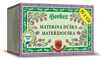 HERBEX Mateřídouška bylinný čaj 20x3 g (60 g)