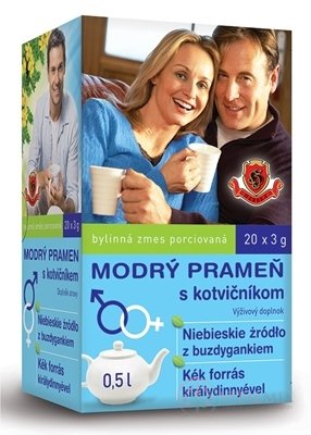 HERBEX MODRÝ PRAMEN s kotvičník bylinná směs 20x3 g (60 g)