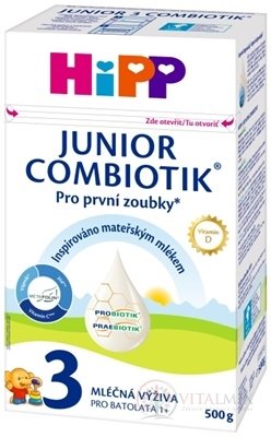 HiPP 3 JUNIOR COMBIOTIK mléčná výživa pro batolata (od 1 roku) 1x500 g