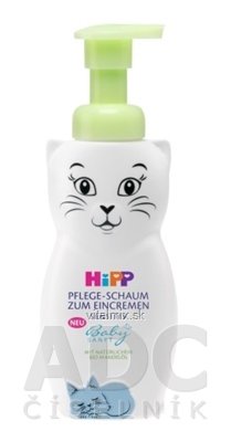 HiPP Babysanft Pěnové tělové mléko sensitiv, dávkovač Kočka, 1x150 ml
