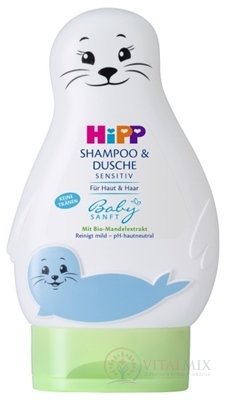 HiPP Babysanft Šampon na Tělo a Vlasy sensitiv 1x200 ml