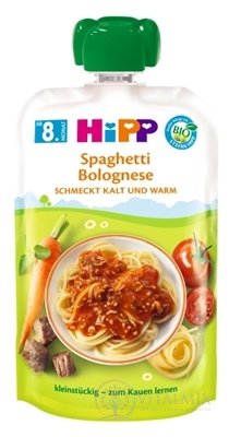 HiPP BIO Boloňské špagety příkrm (od ukonč. 7. měsíce) 1x130 g