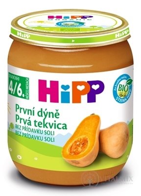 HiPP Příkrm První dýně zeleninový (od ukonč. 4. měsíce) 1x125 g